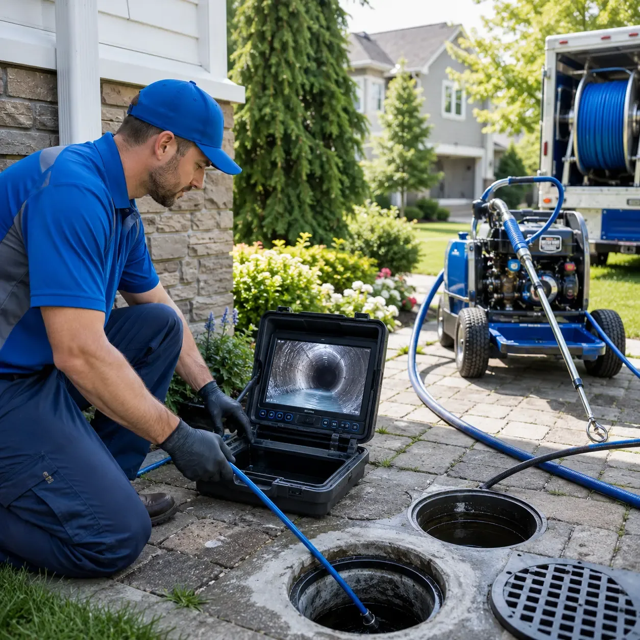 Outdoor drain cleaning professionals serving Camden, WV