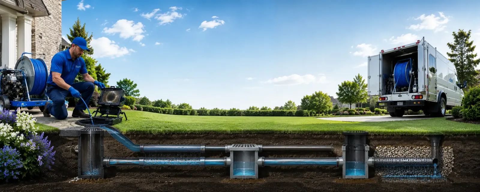 Outdoor drain cleaning information for Camden, WV